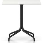 Vitra - Belleville Bistro Table outdoor 75 cm - weiß, rechteckig, Kunststoff,Metall - Vollkernmaterial weiß (443027011201) (004) 75 x 75 cm