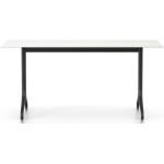 Vitra - Belleville Bistro Table outdoor 75x160 cm - weiß, rechteckig, Kunststoff,Metall - Vollkernmaterial weiß (443029011201) (006) 75 x 160 cm