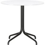 Vitra - Belleville Bistro Table - weiß, rund, Laminat/HPL,Metall - 79x74x79 cm - Melamin direktbeschichtet weiß (443024011203) (102) Ø 79,6
