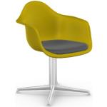 Senfgelbe Moderne Vitra Designer Stühle aus Textil mit Armlehne Breite 50-100cm, Höhe 50-100cm, Tiefe 50-100cm 