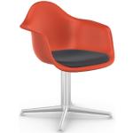 Vitra - DAL mit Sitzpolster - rot, Metall,Stoff - 63x81x60 cm - poppy red RE - 03 poppy red RE (964)