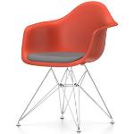 Rote Vitra Standard Esszimmerstühle & Küchenstühle aus Stoff stapelbar Breite 50-100cm, Höhe 50-100cm, Tiefe 50-100cm 