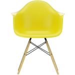 Gelbe Vitra Standard Esszimmerstühle & Küchenstühle gebeizt aus Stoff stapelbar Breite 50-100cm, Höhe 50-100cm, Tiefe 50-100cm 