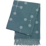 Hellblaue Moderne Vitra Eames Wolldecken & Plaids aus Wolle 135x200 