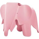 Rosa Vitra Eames Elefanten Figuren aus Porzellan 