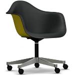 Senfgelbe Vitra Eames Ergonomische Bürostühle & orthopädische Bürostühle  aus Kunststoff höhenverstellbar 