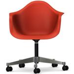 Vitra - Eames Plastic Armchair PACC - rot, Kunststoff,Metall - 62x89x60 cm - poppy red RE - 03 poppy red RE (403)