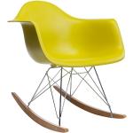 Senfgelbe Moderne Vitra Eames Armlehnstühle aus Kunststoff Breite 50-100cm, Höhe 50-100cm, Tiefe 50-100cm 