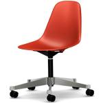 Rote Vitra Eames Organische Bürostühle & Schreibtischstühle aus Kunststoff höhenverstellbar Breite 0-50cm, Höhe 0-50cm, Tiefe 0-50cm 