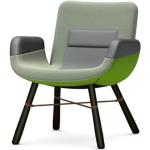 Grüne Moderne Vitra East River Chair Stoffsessel aus Eschenholz Breite 50-100cm, Höhe 50-100cm, Tiefe 50-100cm 