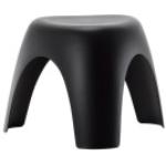 Schwarze Asiatische Vitra Elephant Stool Kleinmöbel aus Kunststoff stapelbar Höhe 0-50cm, Tiefe 0-50cm 