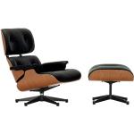 Schwarze Vitra Lounge Chair Lounge Sessel aus Leder Breite 0-50cm, Höhe 0-50cm, Tiefe 0-50cm 