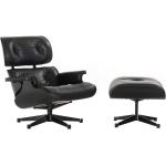 Schwarze Vitra Lounge Chair Lounge Sessel aus Leder Breite 0-50cm, Höhe 0-50cm, Tiefe 0-50cm 
