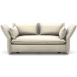 Cremefarbene Vitra Mariposa Zweisitzer-Sofas aus Stoff 2 Personen 