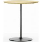Hellbraune Moderne Vitra Runde Design Tische Geölte aus Massivholz Höhe 50-100cm 