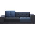 Vitra Polder Compact Sofa, Farbe: blau, Variante: Armlehne rechts