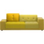 Vitra Polder Compact Sofa, Farbe: gelb, Variante: Armlehne rechts