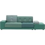 Vitra Polder Sofa, Farbe: blassgrün, Variante: Armlehne links