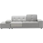Vitra Polder Sofa, Farbe: grau, Variante: Armlehne rechts