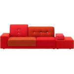 Vitra Polder Sofa, Farbe: rot, Variante: Armlehne links