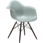 Hellgraue Vitra Eames Designer Stühle aus Holz Breite 50-100cm, Höhe 50-100cm, Tiefe 50-100cm 