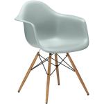 Hellgraue Vitra Eames Designer Stühle aus Eiche Breite 50-100cm, Höhe 50-100cm, Tiefe 50-100cm 