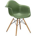 Grüne Vitra Eames Designer Stühle aus Holz Breite 50-100cm, Höhe 50-100cm, Tiefe 50-100cm 