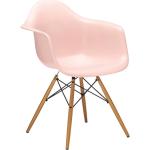 Rosa Vitra Eames Designer Stühle aus Holz Breite 50-100cm, Höhe 50-100cm, Tiefe 50-100cm 