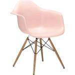 Rosa Vitra Eames Designer Stühle aus Eiche Breite 50-100cm, Höhe 50-100cm, Tiefe 50-100cm 