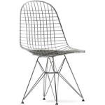 Beige Vitra Wire Chair Gartenstühle Metall Pulverbeschichtete aus Polyrattan Breite über 500cm, Höhe über 500cm, Tiefe 0-50cm 