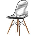 Vitra Wire Chair DKW, Gestell: Ahorn, gelblich gebeizt, Gleiter/Rollen: Filzgleiter