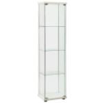Weiße Glasvitrinen aus Glas Breite 150-200cm, Höhe 150-200cm, Tiefe 0-50cm 