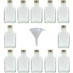 Viva Haushaltswaren - 12 x kleine Glasflasche 100