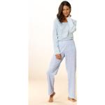 Hellblaue Sterne Vivance Dreams Nachhaltige Damenschlafanzüge & Damenpyjamas Größe XS 
