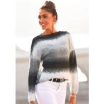 Strickpullover VIVANCE schwarz-weiß Damen Pullover Strickjacken aus Farbverlaufgarn Bestseller