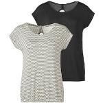 Mintgrüne Vivance T-Shirts mit Cutwork aus Jersey für Damen Größe XS 2-teilig 