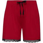 Rote Unifarbene Vive Maria Pyjamahosen aus Viskose für Damen Größe XL 