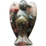Graue Handschmeichler Engel mit Engel-Motiv aus Kristall handgemacht 