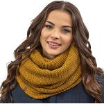 Reduzierte Gelbe Schlauchschals & Loop-Schals für Damen Einheitsgröße für den für den Winter 