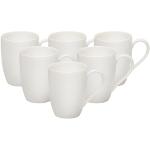 Reduzierte Weiße Moderne Villeroy & Boch Basic White Teetassen Sets 300 ml aus Porzellan mikrowellengeeignet 6 Personen 