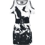Schwarze Gothic Vixxsin The Crow – Die Krähe T-Shirts mit Cutwork für Damen Größe XS 