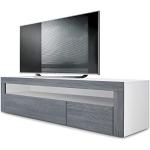 Weiße Moderne Vladon Avola TV Schränke & Fernsehschränke matt Breite 150-200cm, Höhe 0-50cm, Tiefe 0-50cm 