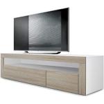 Moderne Vladon TV Schränke & Fernsehschränke matt aus Eiche Breite 150-200cm, Höhe 0-50cm, Tiefe 0-50cm 