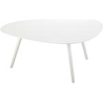 Weiße Mediterrane Lounge Tische Lackierte aus Aluminium Breite 50-100cm, Höhe 0-50cm, Tiefe 50-100cm 