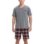 Pyjamas kurz aus Polyester maschinenwaschbar für Herren Größe L 2-teilig für den für den Sommer 
