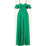 Grüne Vera Mont VM Spaghettiträger-Kleider mit Reißverschluss aus Satin für Damen Größe S für den für den Winter 
