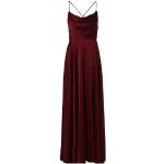 Bordeauxrote Unifarbene Vera Mont VM Abendkleider rückenfrei mit Reißverschluss aus Polyester für Damen 