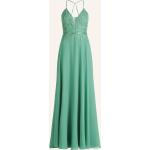 Grüne Vera Mont VM Abendkleider rückenfrei mit Pailletten mit Reißverschluss aus Chiffon für Damen Größe XS für den für den Winter 