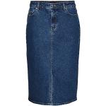Reduzierte Blaue Vero Moda Jeansröcke aus Denim für Damen Größe S 