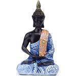 Schwarze Asiatische Buddha Figuren 